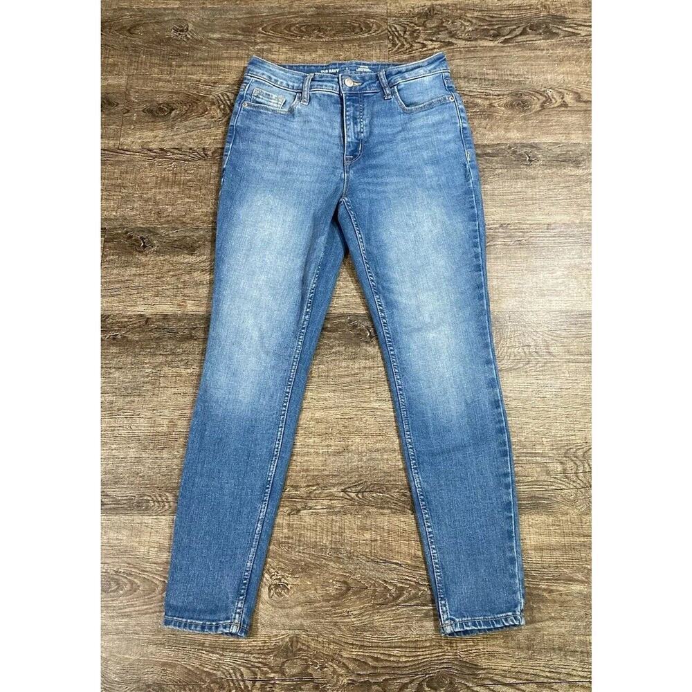 Old Navy Jeans Women Rockstar Super Skinny High Rise Secret Slim Pocket 6 Short